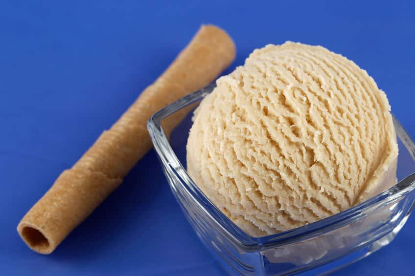 Receta para preparar helado de turrón