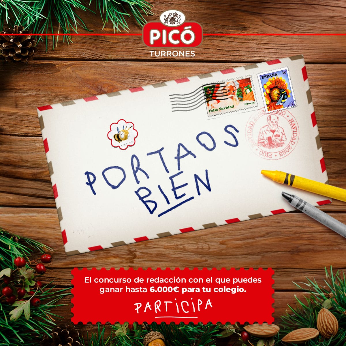 Concurso de cartas "Portaos bien"