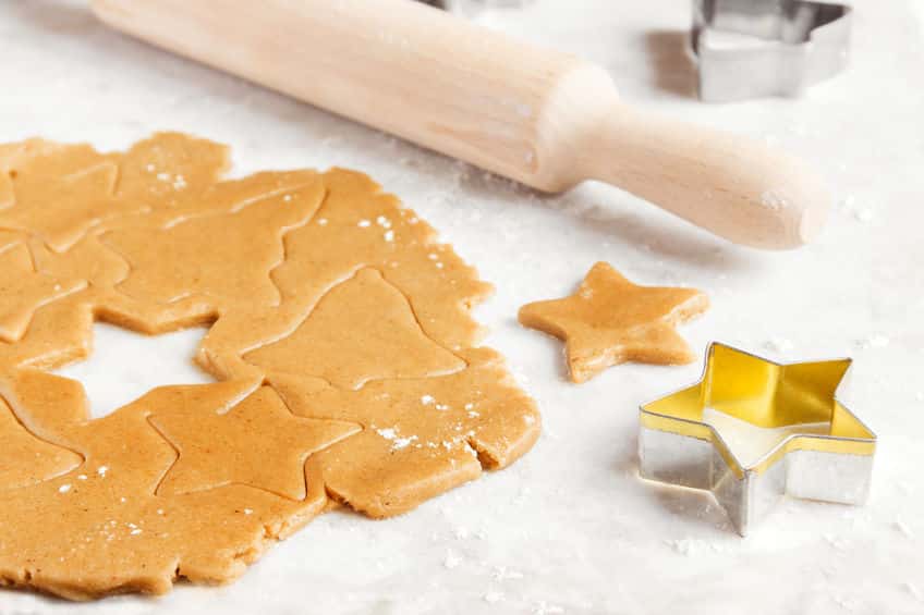 Galletas de turrón de Jijona para hacer con niños en casa.