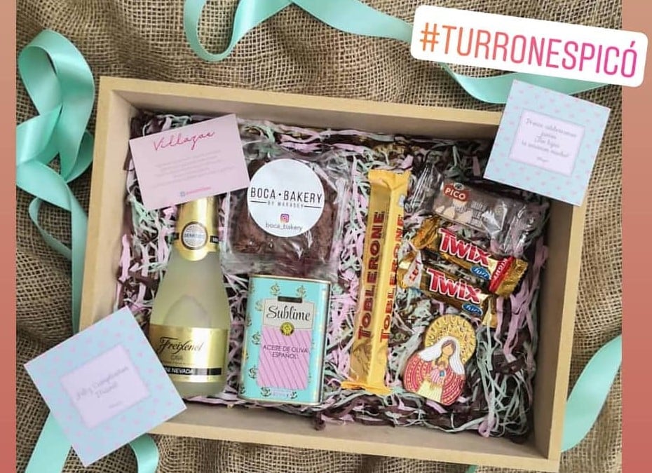 Turrones Picó y las bakery box
