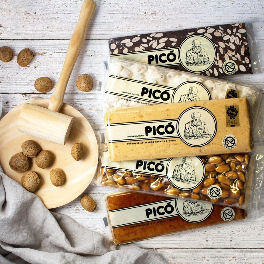 Lote de turrones Picó hechos a mano