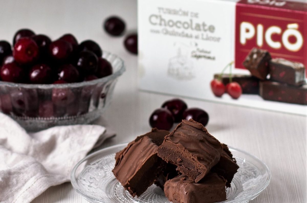 Antioxidantes y chocolate: turrón de cerezas Picó