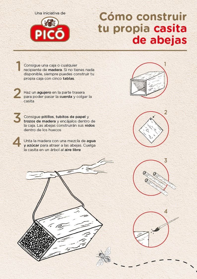 Tu propia casita para abejas
