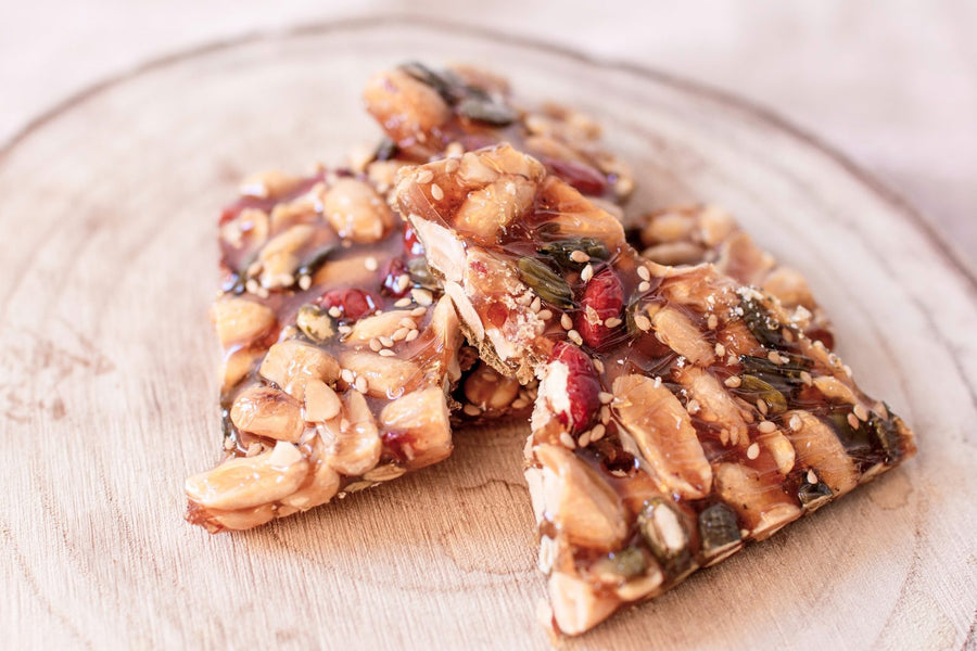 Turrón de cristal, el poder de las semillas