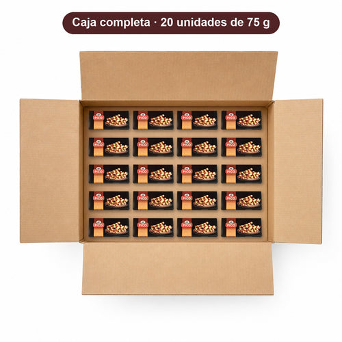 Barquillos Rellenos de Chocolate · caja completa de 20 unidades de 75 g · Turrones Picó