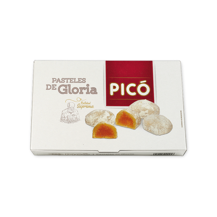 Caja de Pasteles de Gloria Picó, Calidad Suprema