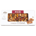 Caja de Turrón Cristal con Frutos Secos Picó, Calidad Suprema