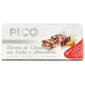 Caja de Turrón de Chocolate con Leche y Almendras sin azúcares añadidos Picó