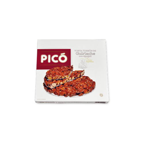 Caja de Torta de Turrón de Guirlache con Ajonjolí Picó