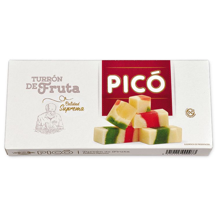 Caja de Turrón de Fruta Picó, Calidad Suprema