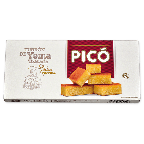 Caja de Turrón de Yema Tostada Picó, Calidad Suprema