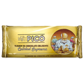 Tableta de Turrón de Chocolate Crujiente Picó, Calidad Suprema, en envase dorado