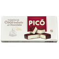 Caja de Turrón de Coco bañado al Chocolate Picó, Calidad Suprema
