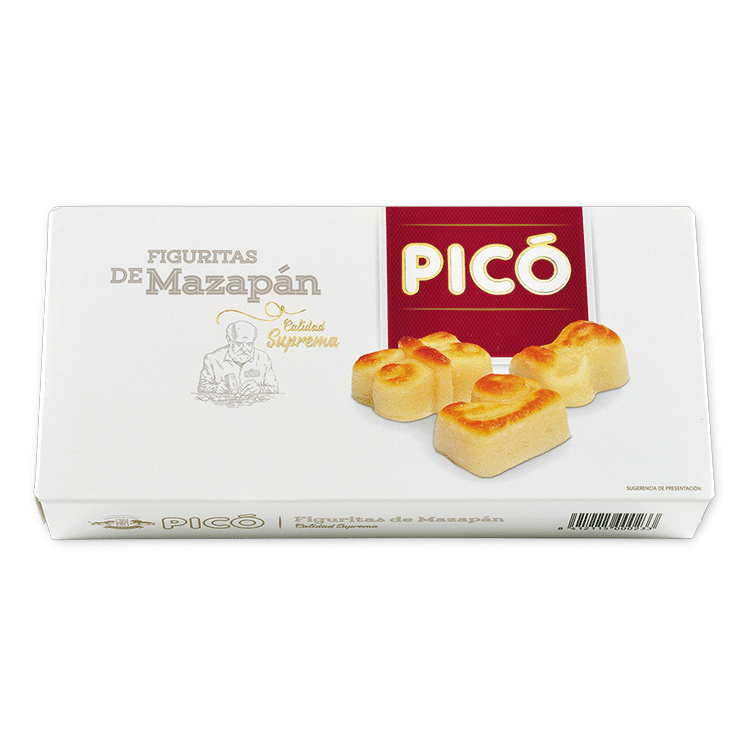 Caja de Figuritas de Mazapán Picó, Calidad Suprema