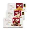Pack Turrones Clásicos Picó: Jijona, Alicante y Chocolate con Almendras