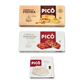 Pack Clásicos de Jijona de Picó: Turrón a la Piedra, Turrón Guirlache con Ajonjolí y Torta de Turrón de Alicante Calidad Suprema