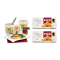 Pack Cocina con Turrón de Picó: Turrón de Jijona en Crema con sugerencia de presentación (flan de turrón) y dos tabletas de Turrón de Jijona Calidad Suprema