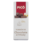 Caja de Turrón de Chocolate al Whisky Picó, Calidad Suprema, 150 g