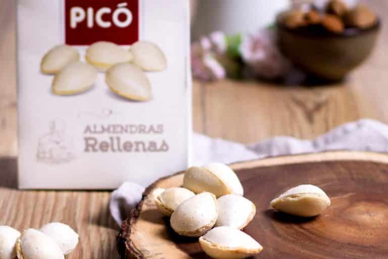 Almendras rellenas de turrón de Jijona de Turrones Picó