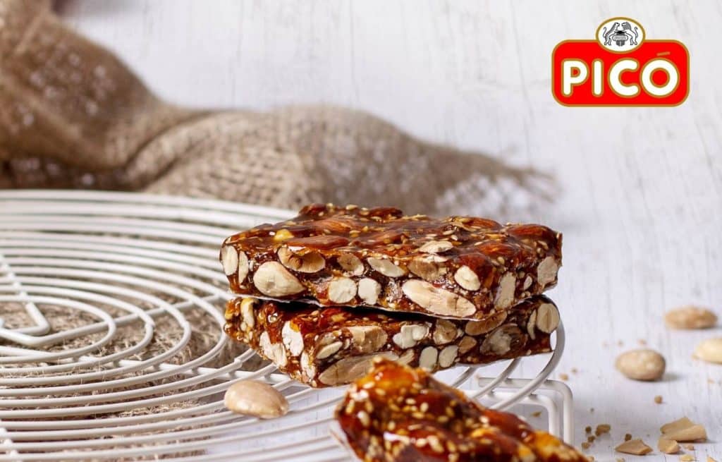 Turron Guirlache o ajonjolí de Turrones Picó