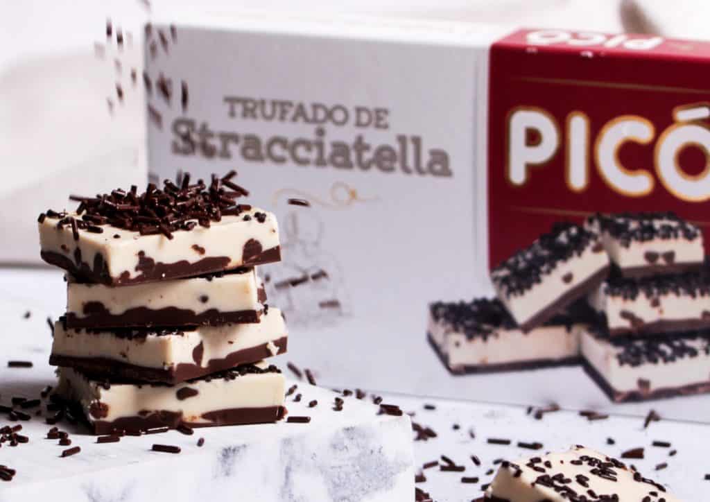 Turrón trufado de stracciatella novedad Turrones Picó