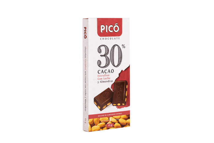 Cacao 30% Extrafino con almendras