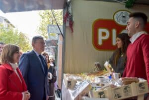 Stand de Turrones Picó en la Feria de Navidad de Jijona.